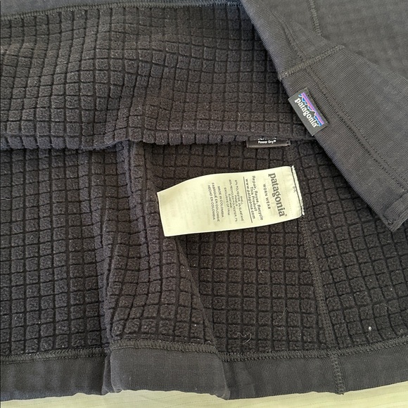 Patagonia Women’s R1  Crew Fleece Sweatshirt Black Large - Picture 4 of 13